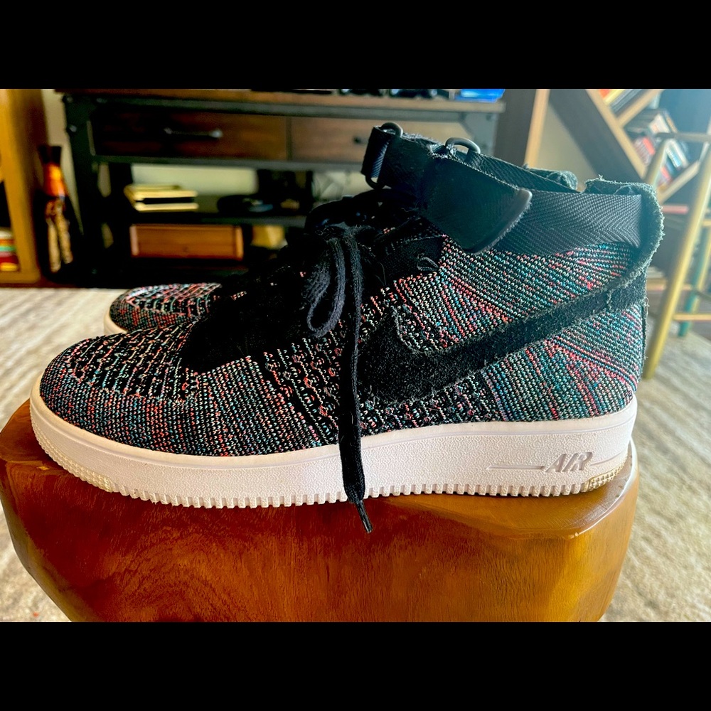 Nike Air Force 1 muti-color worn very little